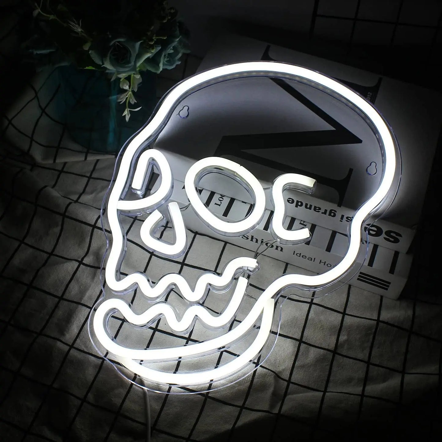 Halloween Decoration LED Neon Skull CJ Dropshipping