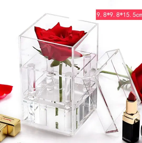 Flower Transparent Square Storage Box Display Box CJ Dropshipping