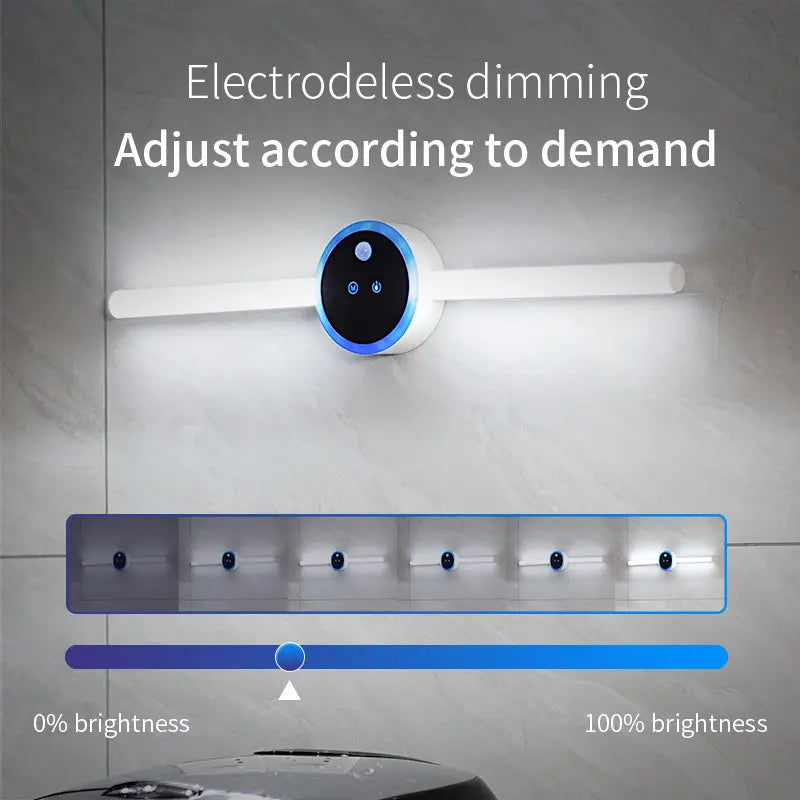Smart Cabinet Light Clock Timing Sensor Light Removable LED Wardrobe Light Human Body Sensor Light CJ Dropshipping