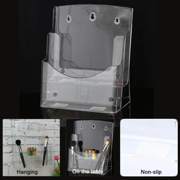 A4 Acrylic Transparent Double-layer Desktop Display Stand Documentary Box CJ Dropshipping