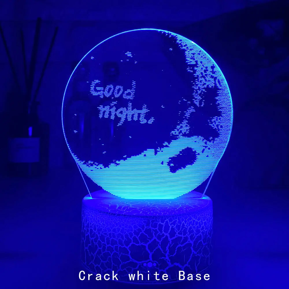 Creative 3D Light LED Bedside Night Light CJ Dropshipping