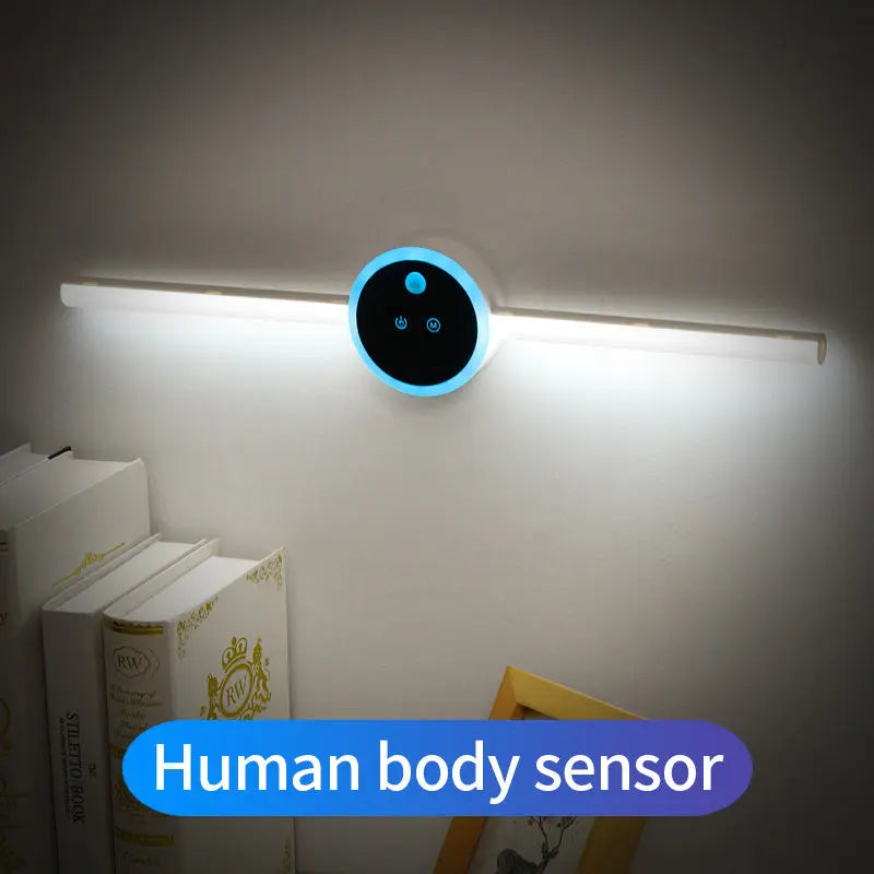 Smart Cabinet Light Clock Timing Sensor Light Removable LED Wardrobe Light Human Body Sensor Light CJ Dropshipping