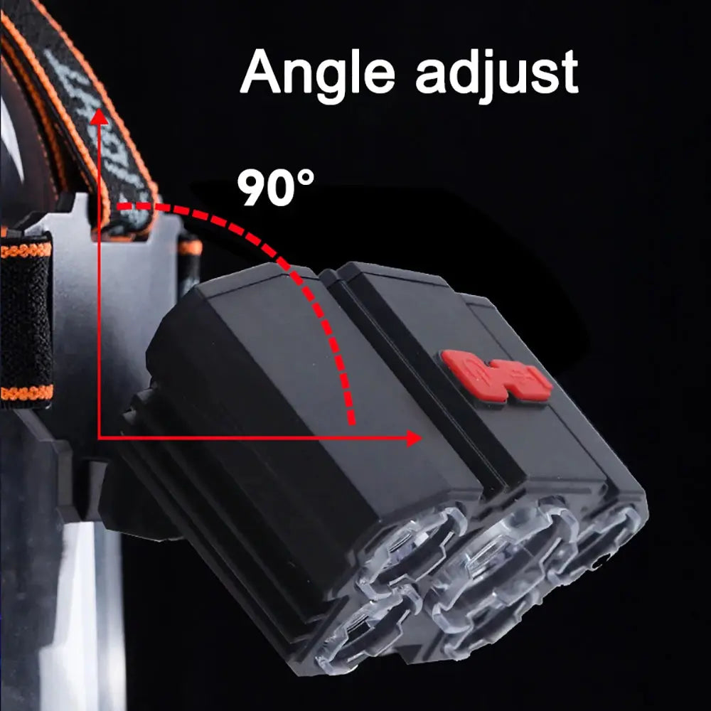 5 LED Headlamp Rechargeable with Built in Battery Strong Light AliExpress