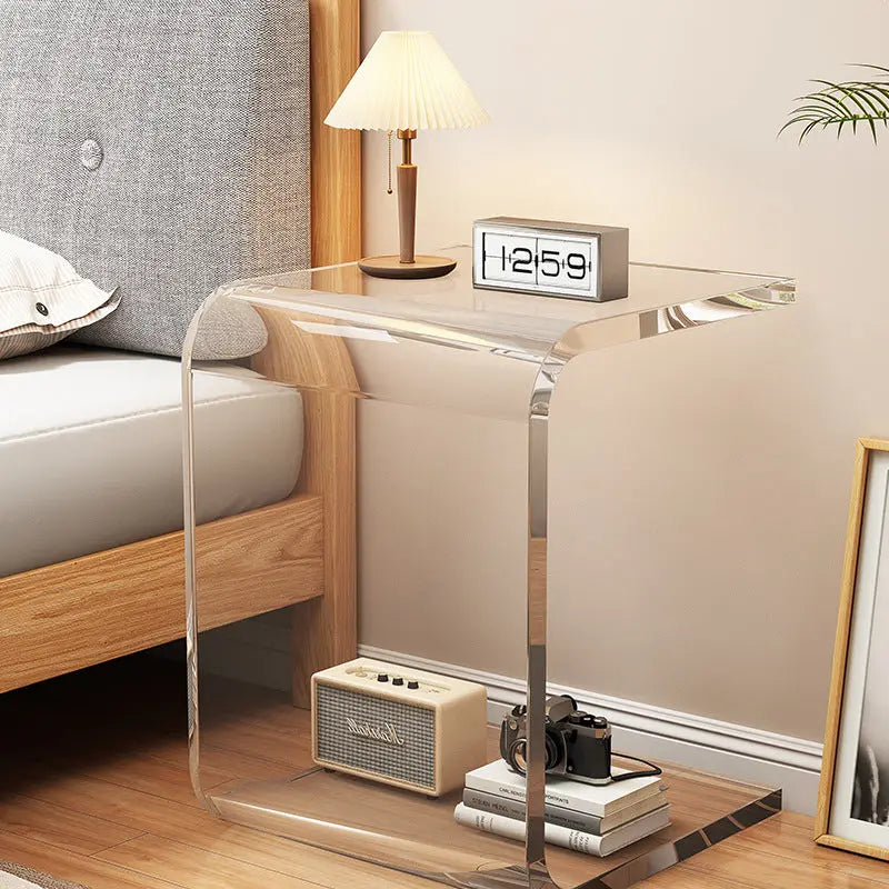 Simple And Light Luxury Acrylic Small Apartment Living Room Design Coffee Table Home Bedroom Bedside Table CJ Dropshipping