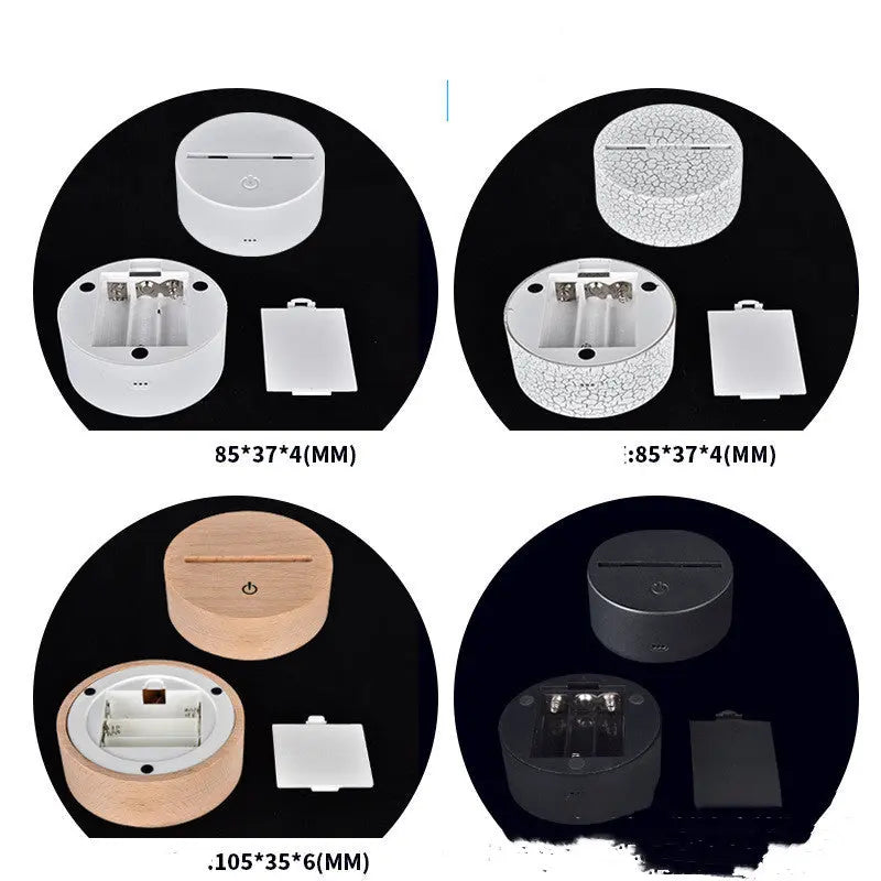Creative 3D Light LED Bedside Night Light CJ Dropshipping