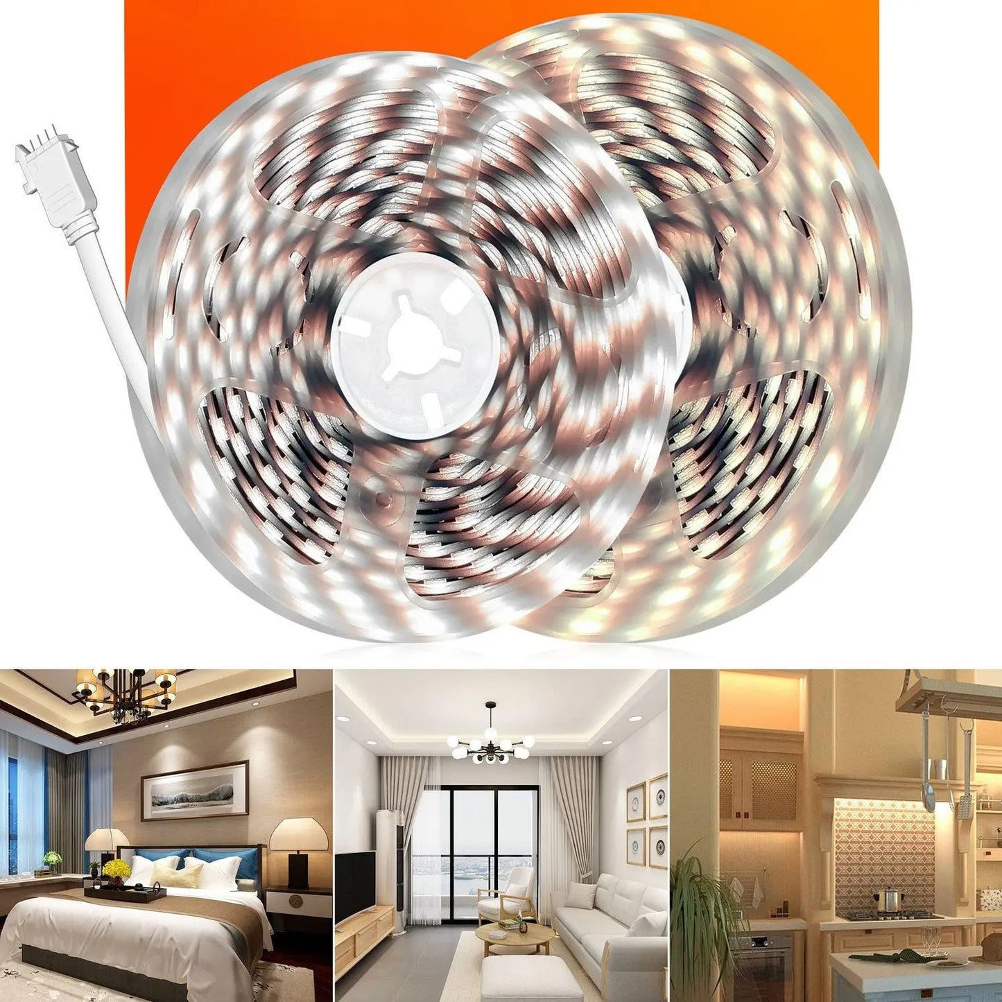 LED Dual Color Light Strip 12V Dimming CJ Dropshipping