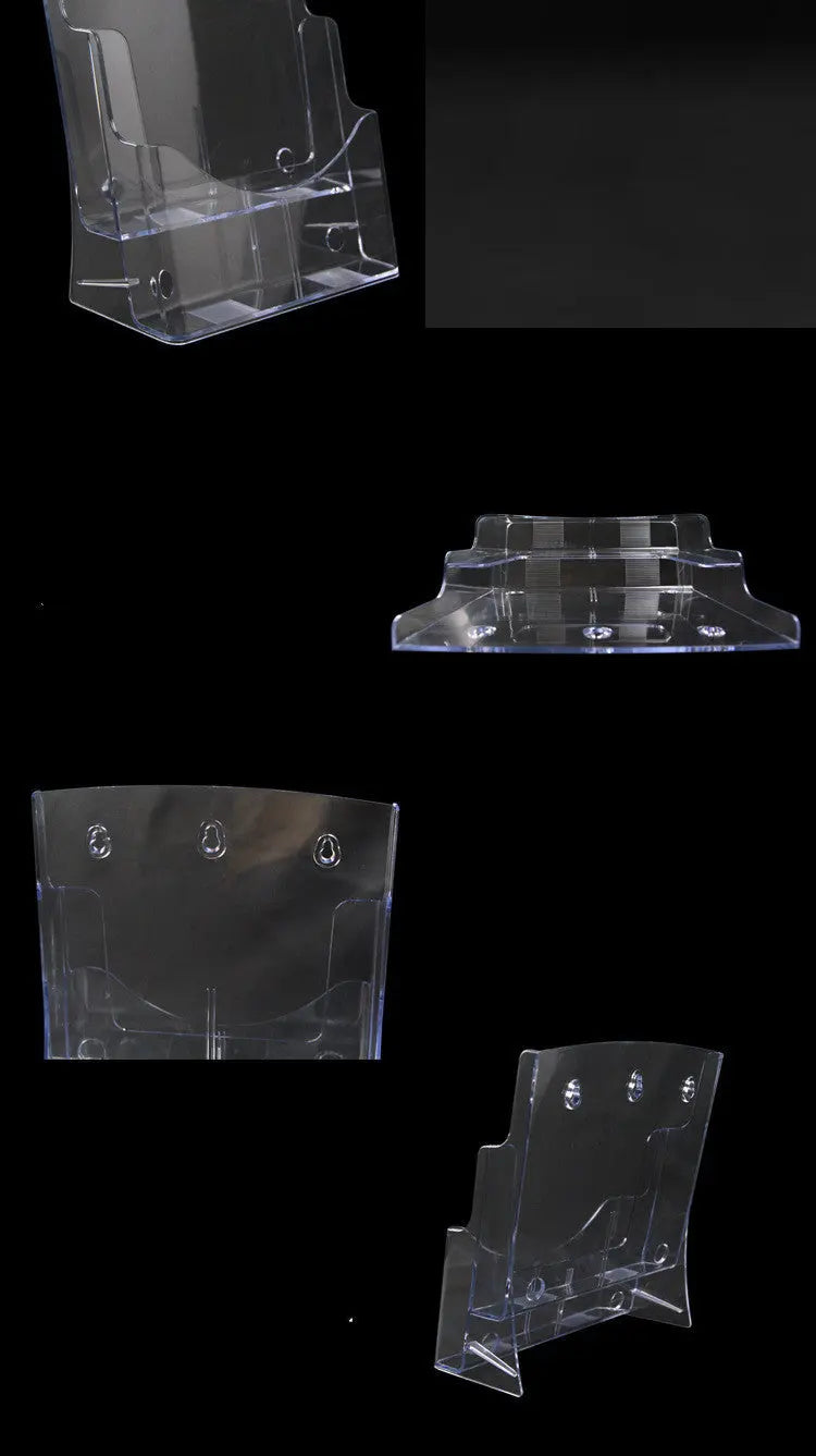 A4 Acrylic Transparent Double-layer Desktop Display Stand Documentary Box CJ Dropshipping