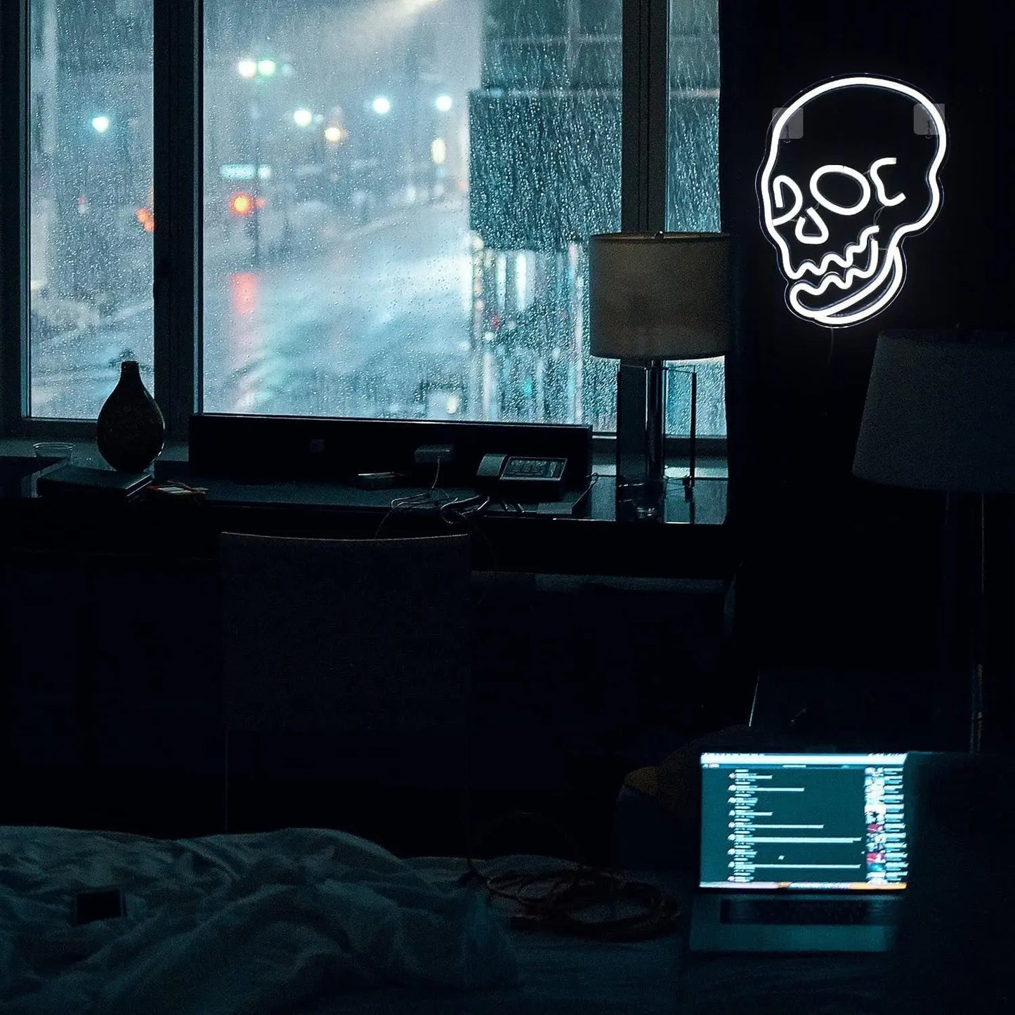 Halloween Decoration LED Neon Skull CJ Dropshipping