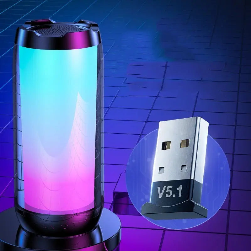 Atmospheric Ambient Light Gaming House Desktop Computer Romantic Room Smart Bluetooth Speaker - lydled2024.com