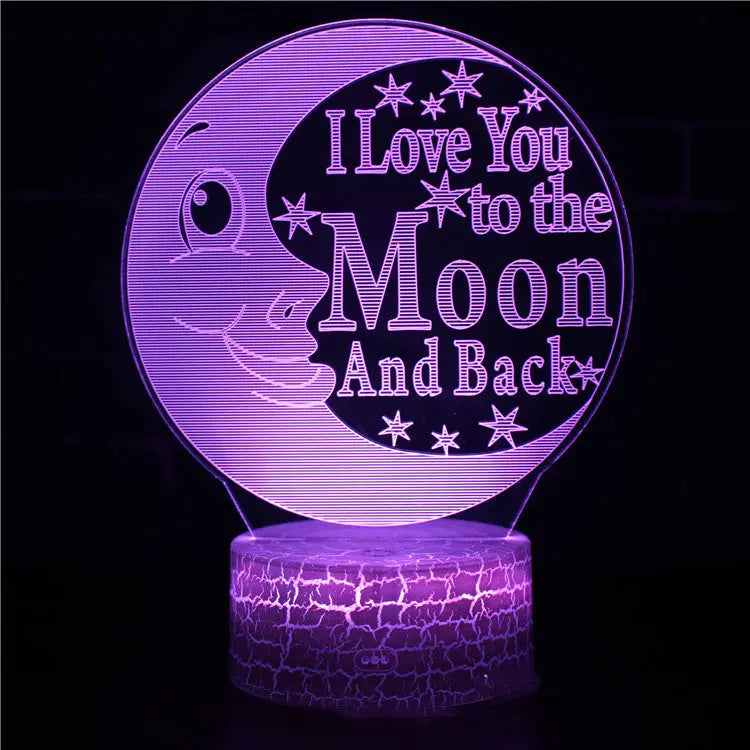 Creative 3D Light LED Bedside Night Light CJ Dropshipping