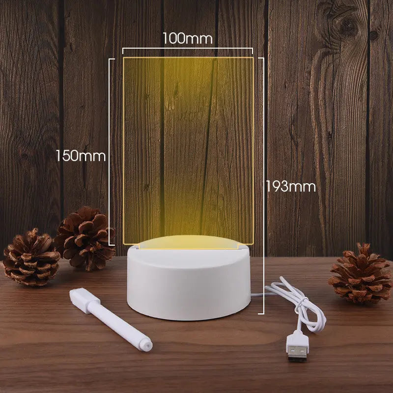 Transparent Luminous Acrylic Desktop Tablet CJ Dropshipping