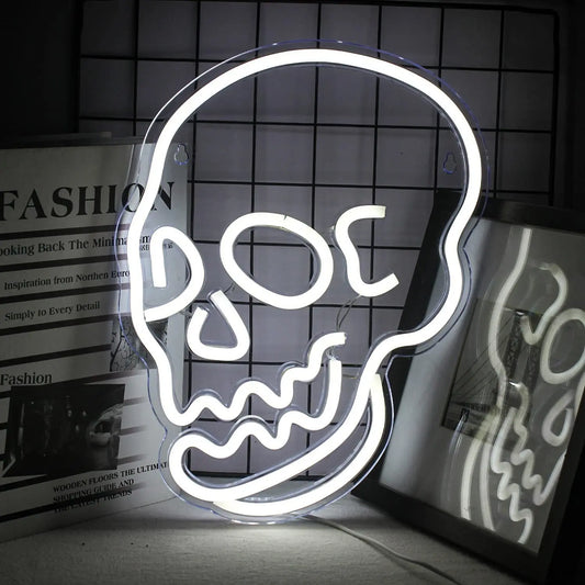 Halloween Decoration LED Neon Skull CJ Dropshipping