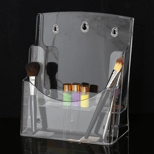 A4 Acrylic Transparent Double-layer Desktop Display Stand Documentary Box CJ Dropshipping