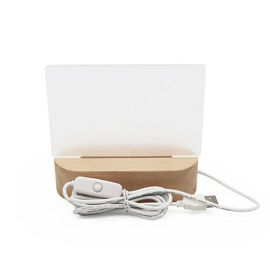 Customized Blank Board Acrylic USB Night Light CJ Dropshipping