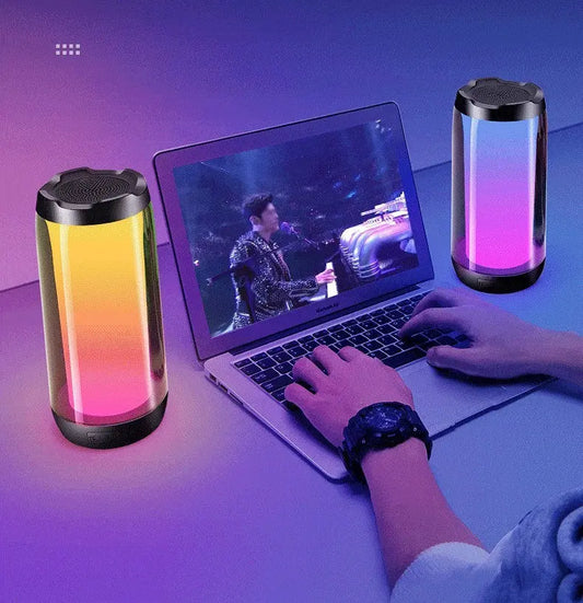 Atmospheric Ambient Light Gaming House Desktop Computer Romantic Room Smart Bluetooth Speaker - lydled2024.com