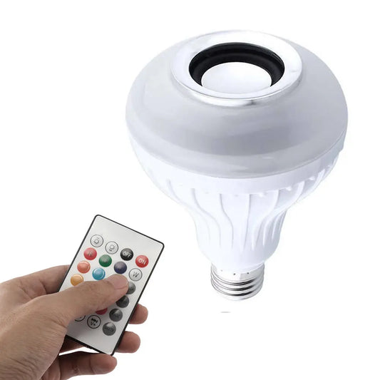 3W E27 EU Plug Auto Rotating LED Stage Light Bulb Teal Simba