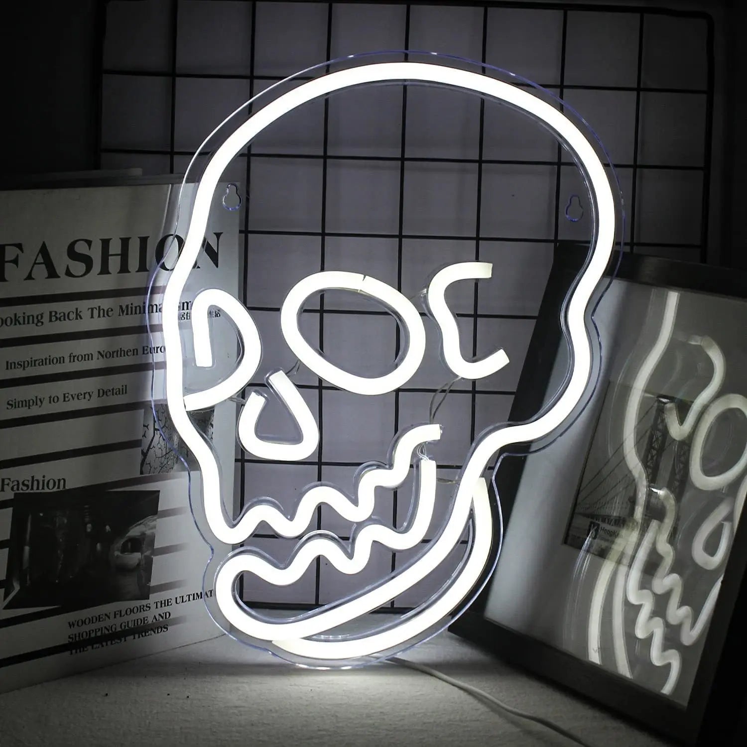 Halloween Decoration LED Neon Skull CJ Dropshipping